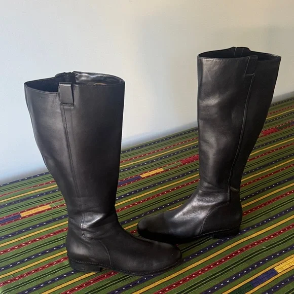 Cole Haan Katrina Knee-High Riding Boots Black Leather Size 9.5B - Picture 9 of 14